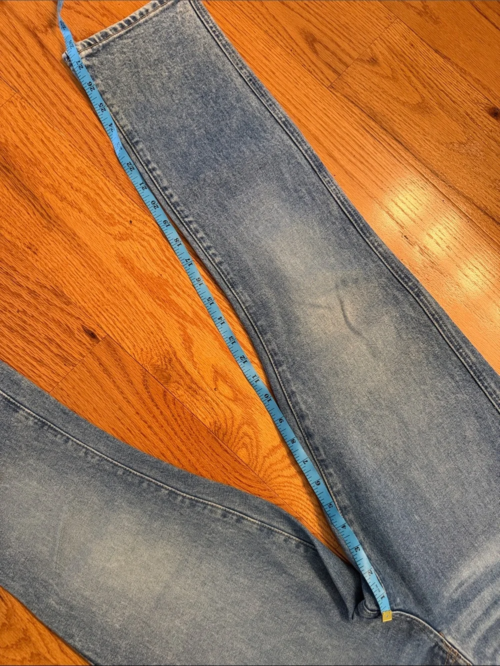 Veronica Beard Ryleigh High-Rise Slim Straight Jeans Size 28/6 Button Fly - Picture 10 of 10